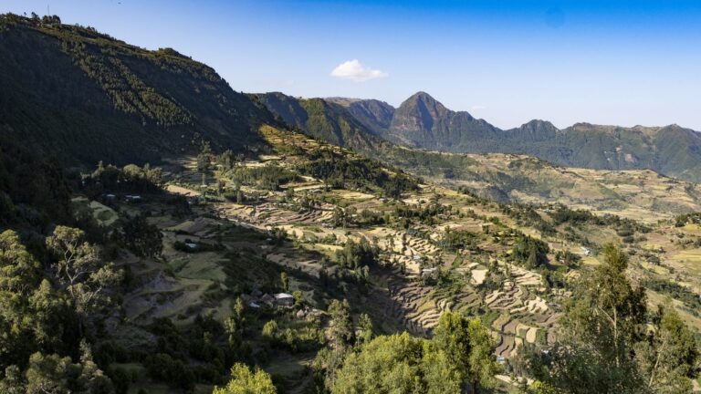 Ankober beautiful valley