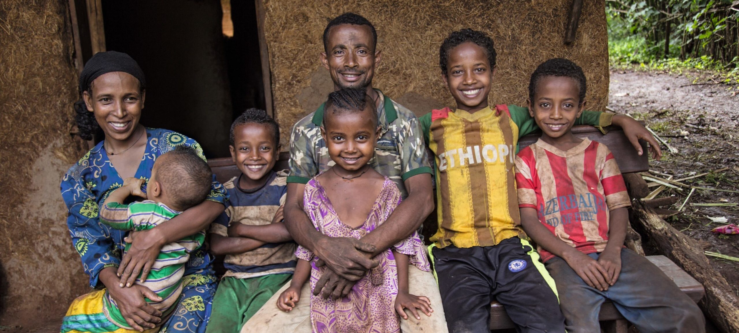 happy family in ethopia