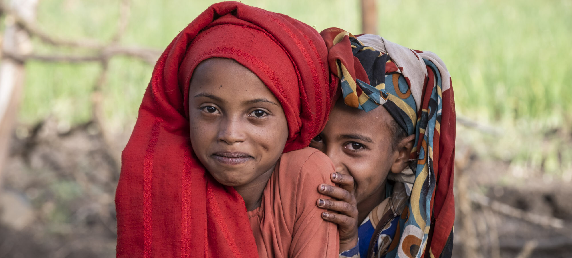 Children in the Borena project area