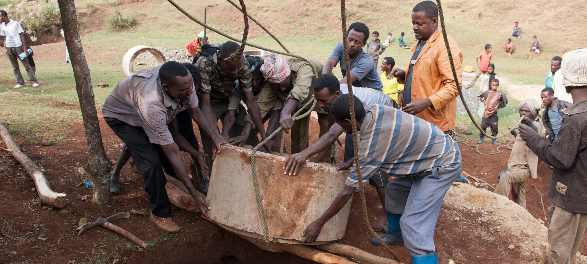 Workers in Ethiopia